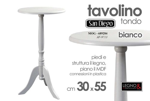 Tavolo tavolino h55 30cm legno - h55*30cm,