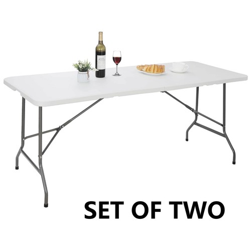 2pcs 6ft tavolo - 2pcs, pieghevole