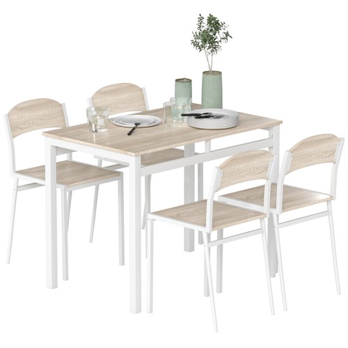 Homcom set pranzo tavolino - homcom, da