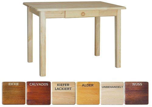 Tavolo pranzo con cassetto - pranzo,